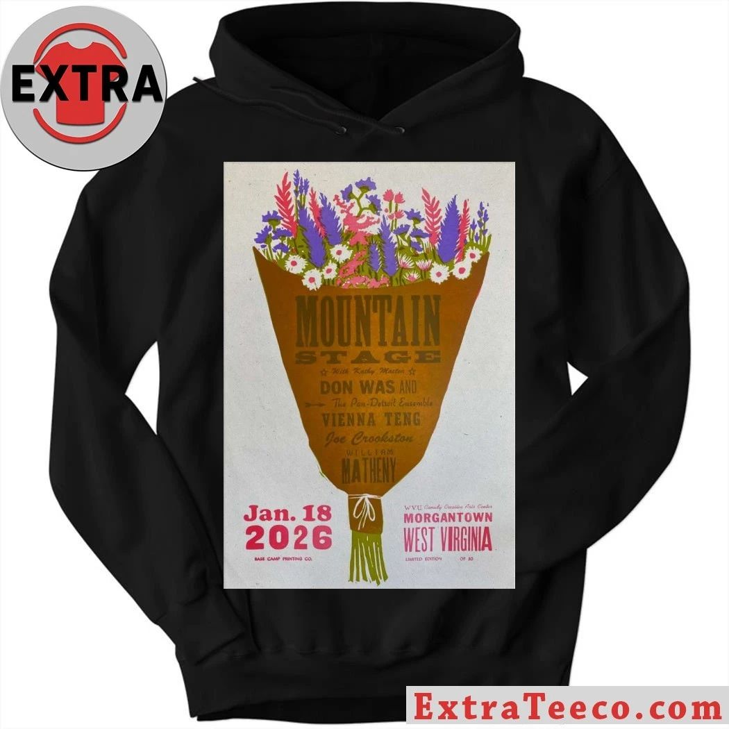 Mountain Stage Morgantown West Virginia 2026 Poster Shirt