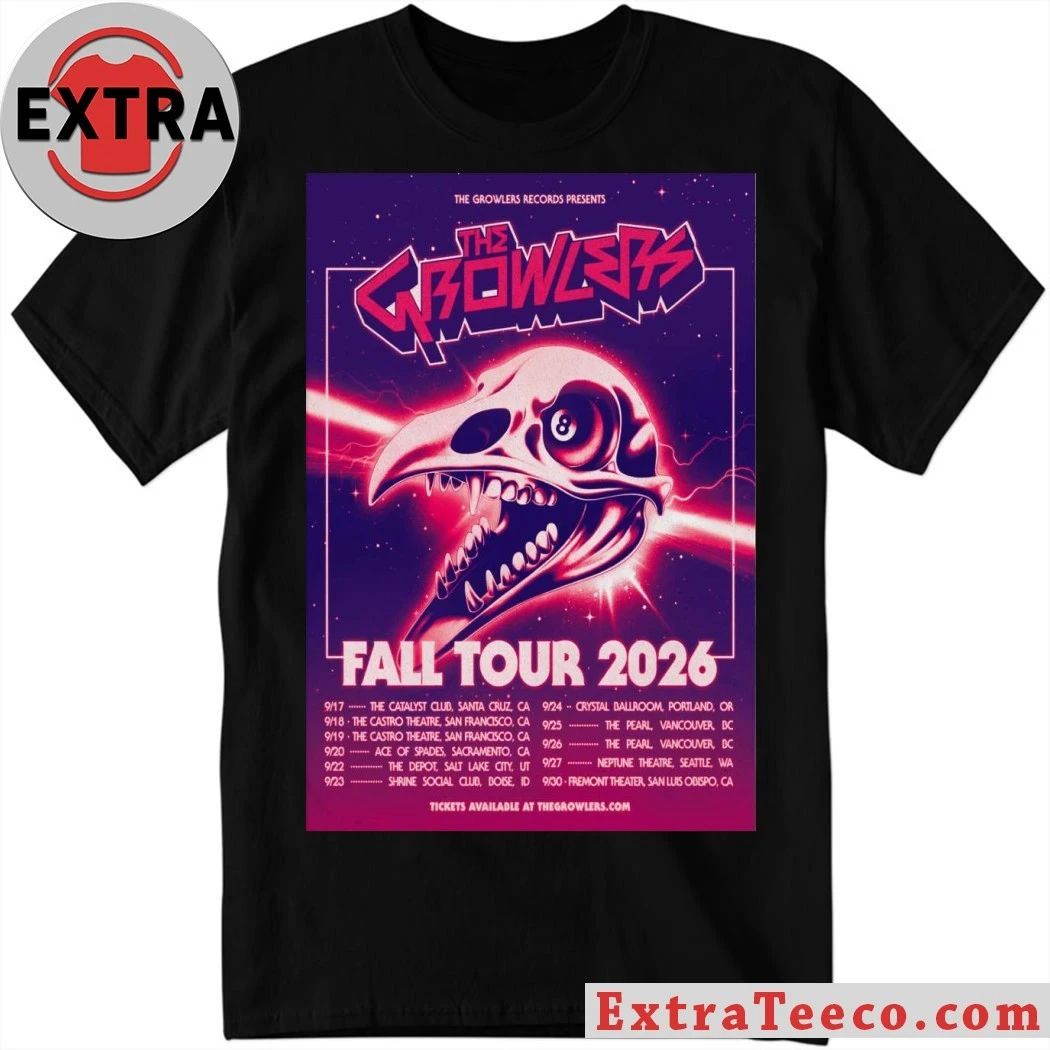 The Growlers Fall Tour Dates 2026 Poster Shirt