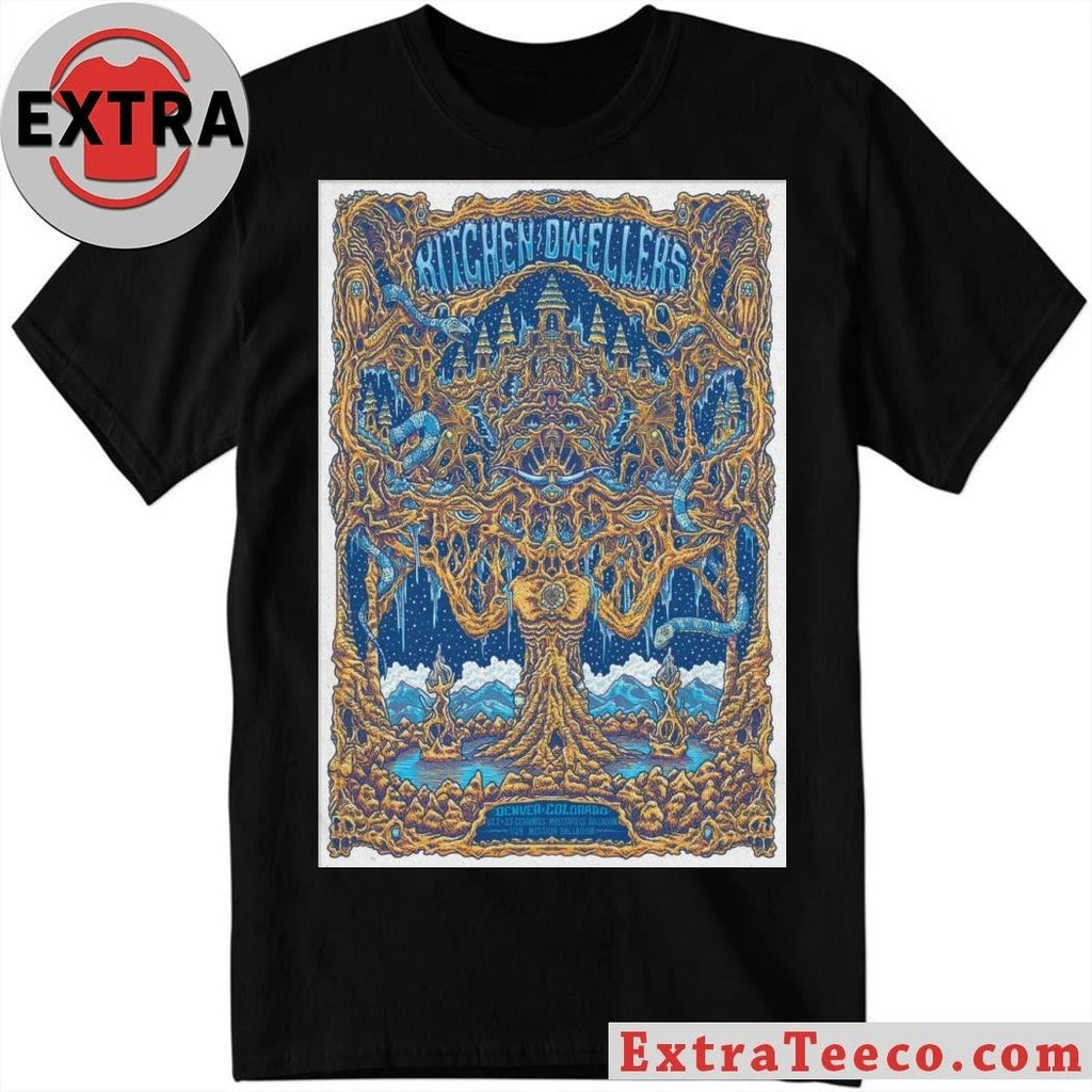 Original Kitchen Dwellers Jan 22 2026 Cervantes’ Masterpiece Ballroom Denver, CO Poster Shirt
