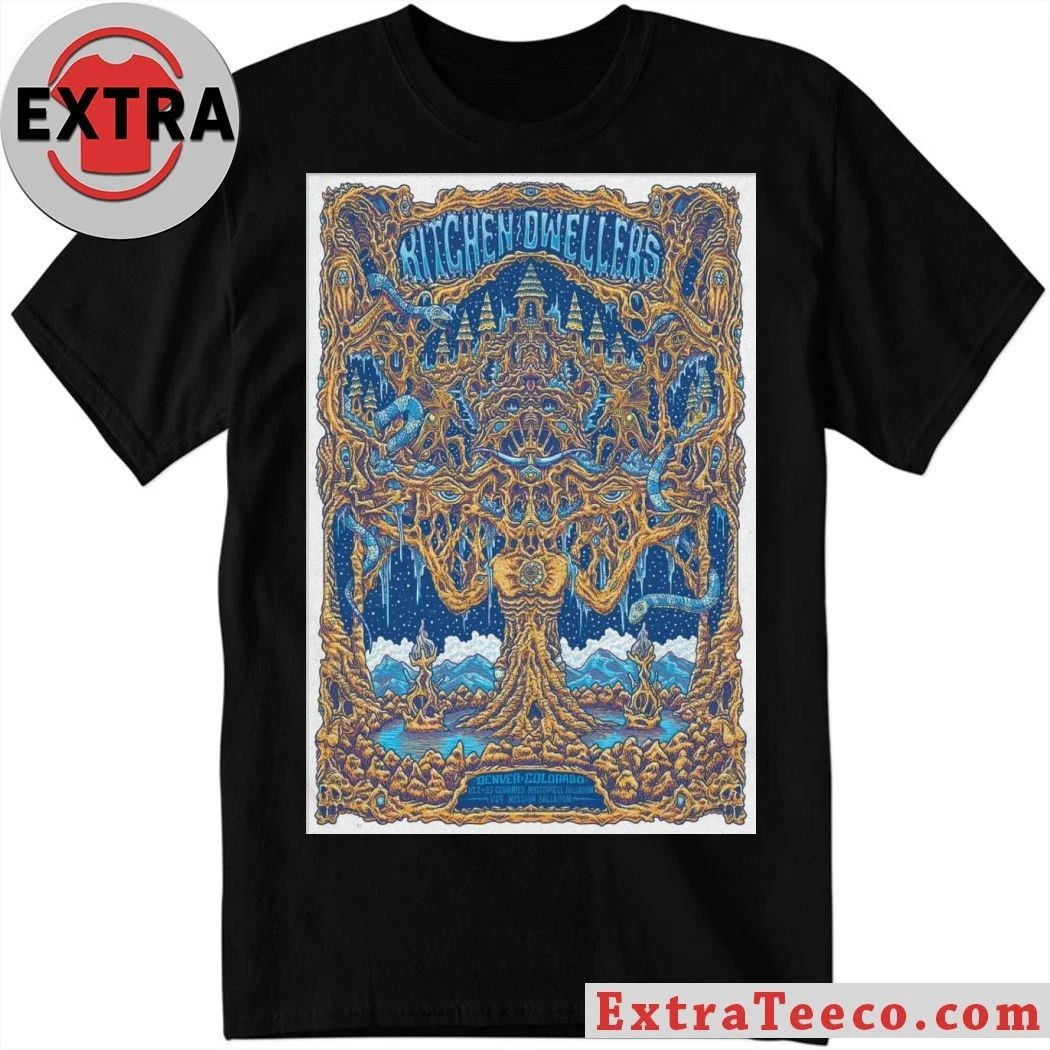 Original Kitchen Dwellers Jan 22 2026 Cervantes’ Masterpiece Ballroom Denver, CO Poster Shirt