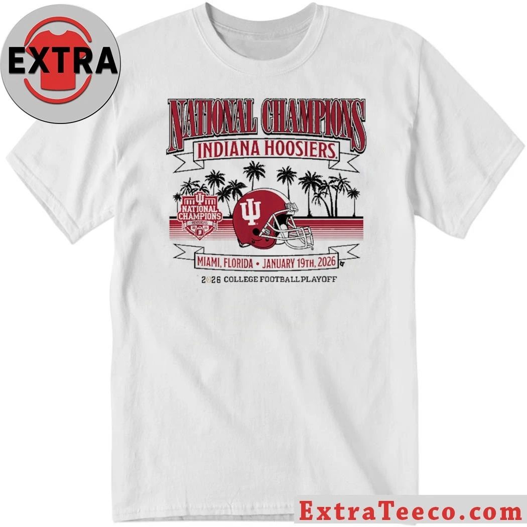 Indiana Football 2025 CFP National Champions Local Helmet Shirt