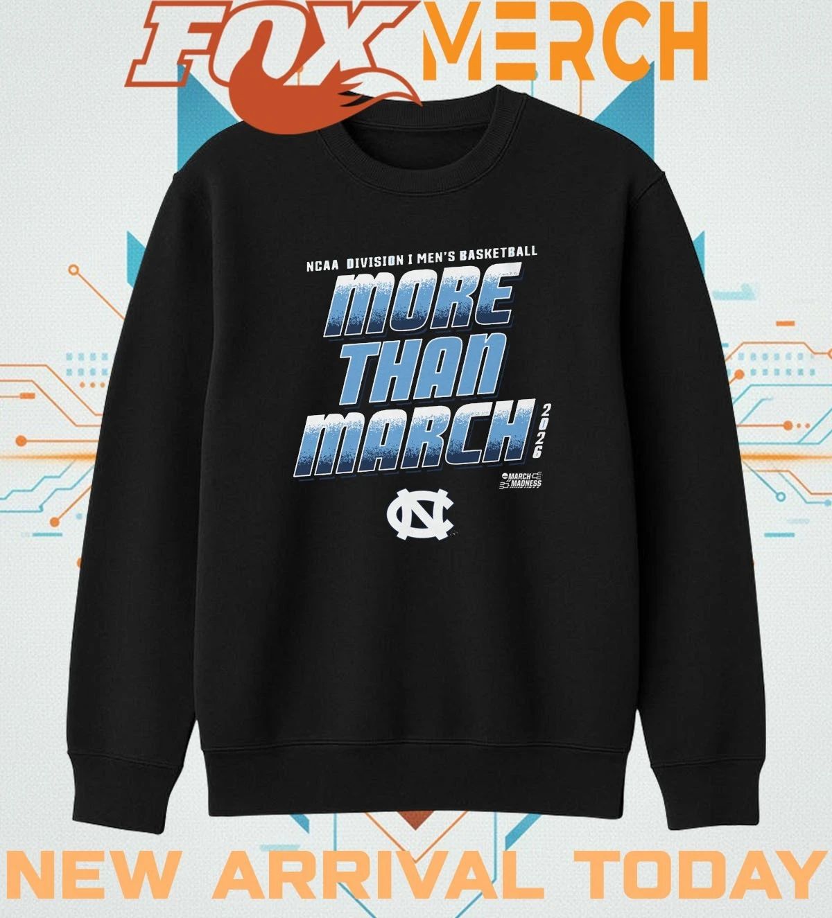 North Carolina Tar Heels 2026 NCAA Division I Men’s Basketball More Than March Madness t-shirt