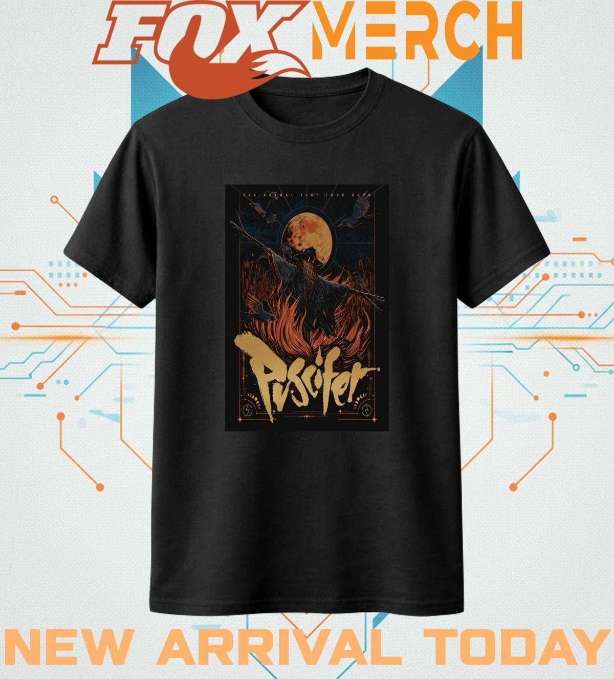 Puscifer The Normal Isn’t Tour 2026 poster t-shirt
