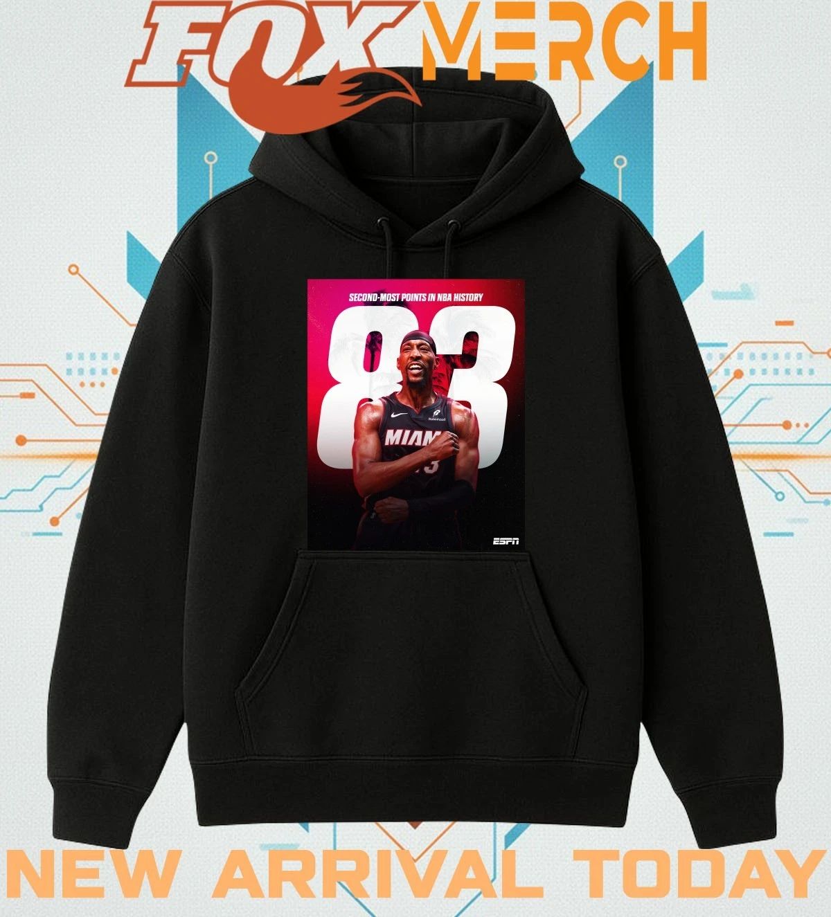 Bam Adebayo 83 points second-most points in NBA history t-shirt