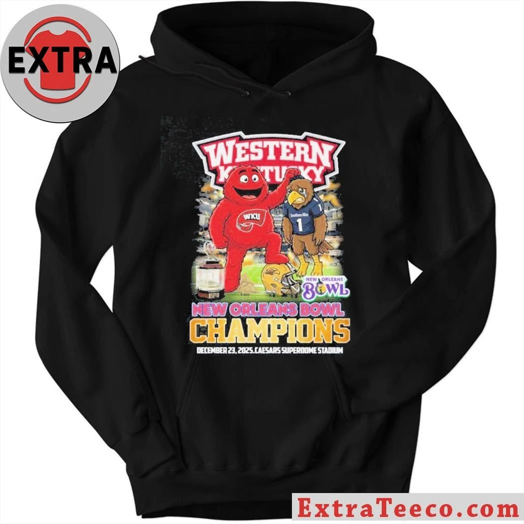 New Orleans Bowl Champions of the Western Kentucky Hilltoppers December 23 2025 Caesars Superdome Stadium Shirt
