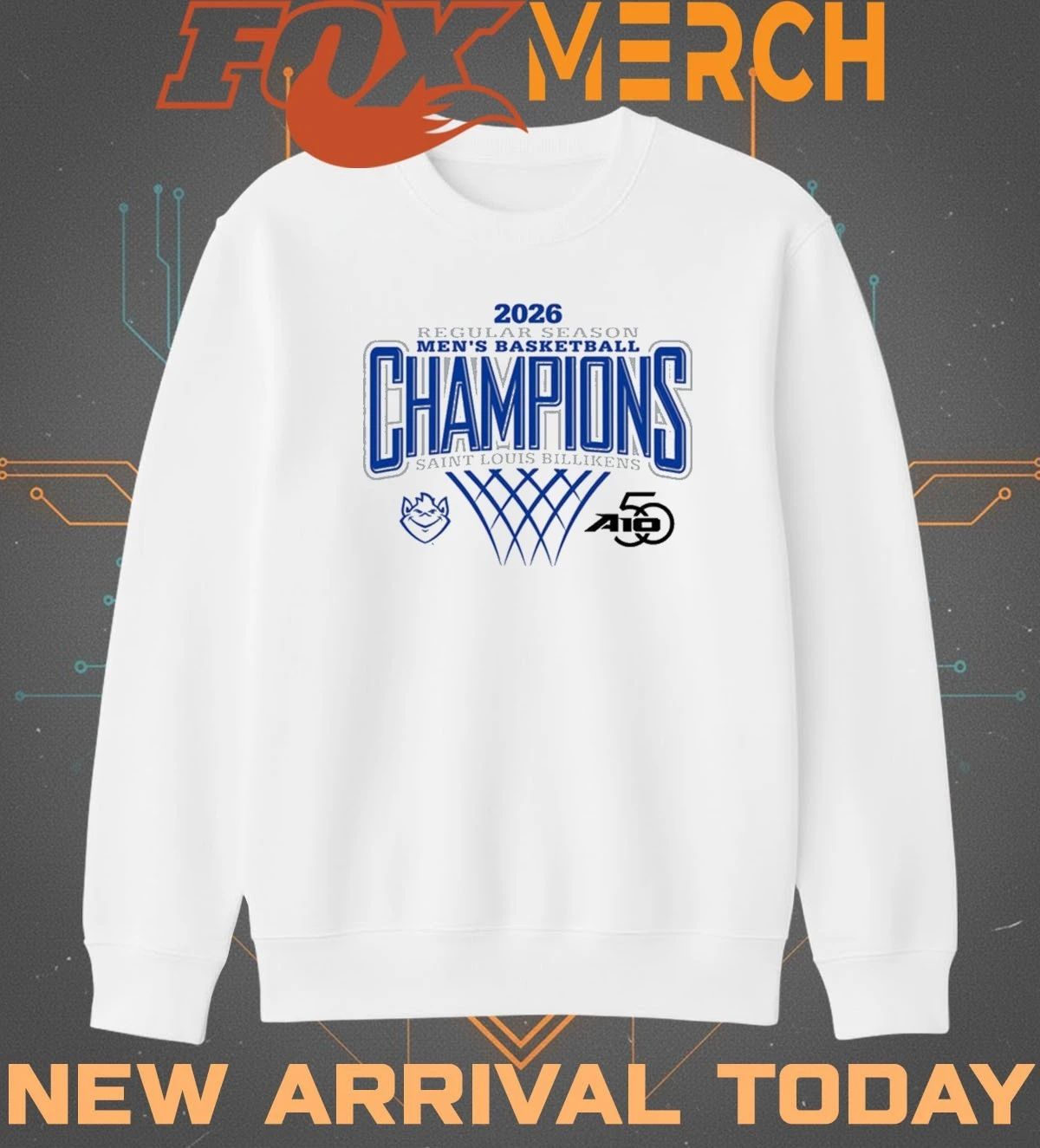 Saint Louis Billikens 2026 Atlantic 10 Men’s Basketball Regular Season Champions t-shirt