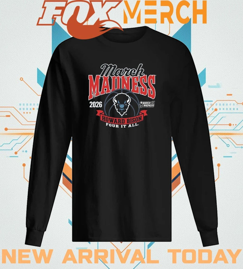 Howard University Women’s Basketball 2026 March Madness Bound shirt