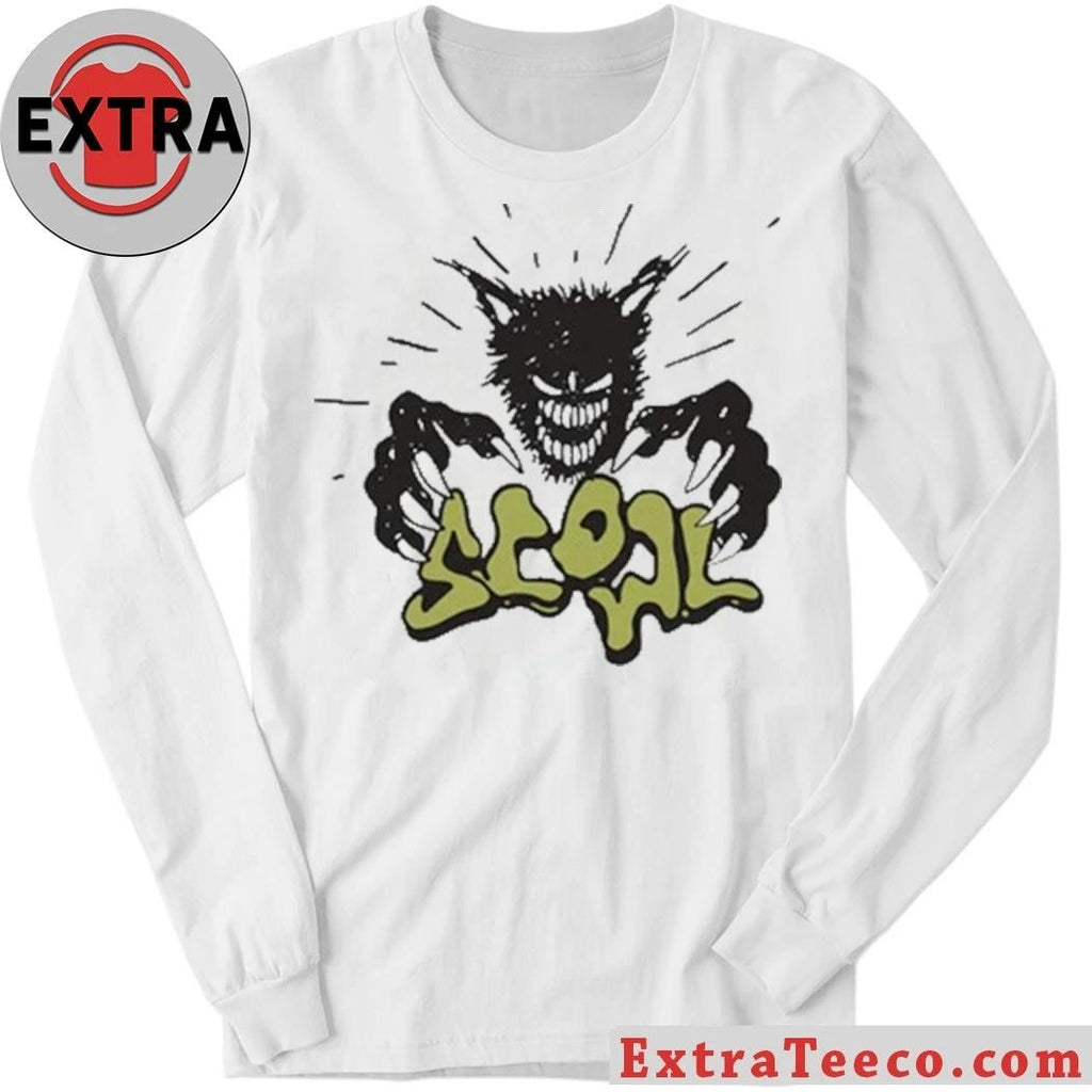 Scowl Cartoon Wolf 2026 T-Shirt