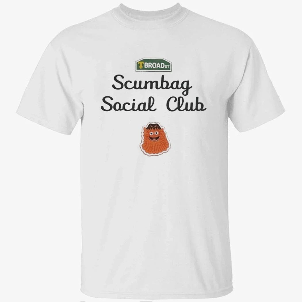 Broad Street Scumbag Social Club Flyer Shirt