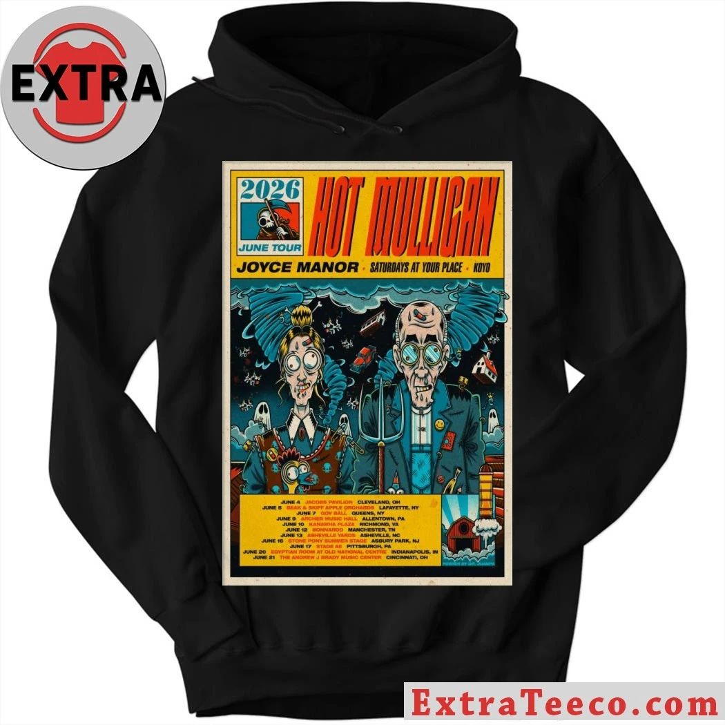 Mulligan Alternative Rock Tour 2026 Poster Shirt