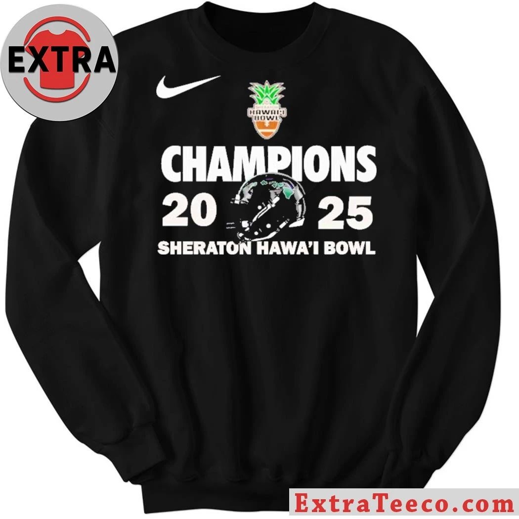 The Hawaii Rainbow Warriors won the Sheraton Hawaiʻi Bowl 2025 with a score of 35-31 on December 24, 2025 Shirt