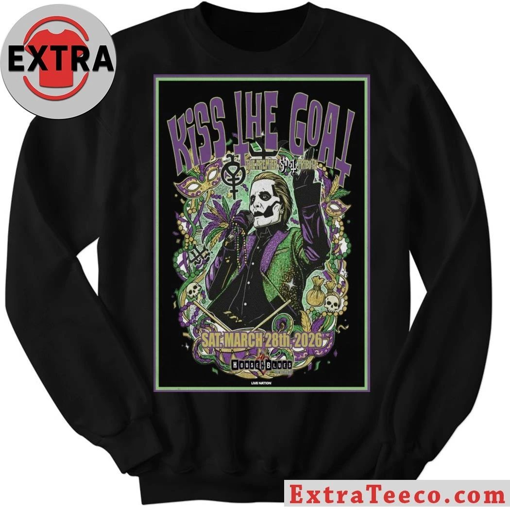 Original Ghost March 28 2026 In New Orleans, LA Tour Poster Shirt