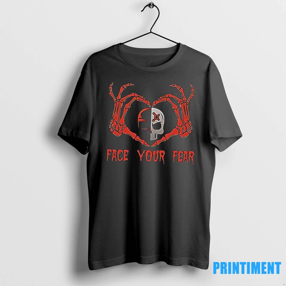 Skull Hand Skeleton Face Your Fear Halloween Tshirts Sweater