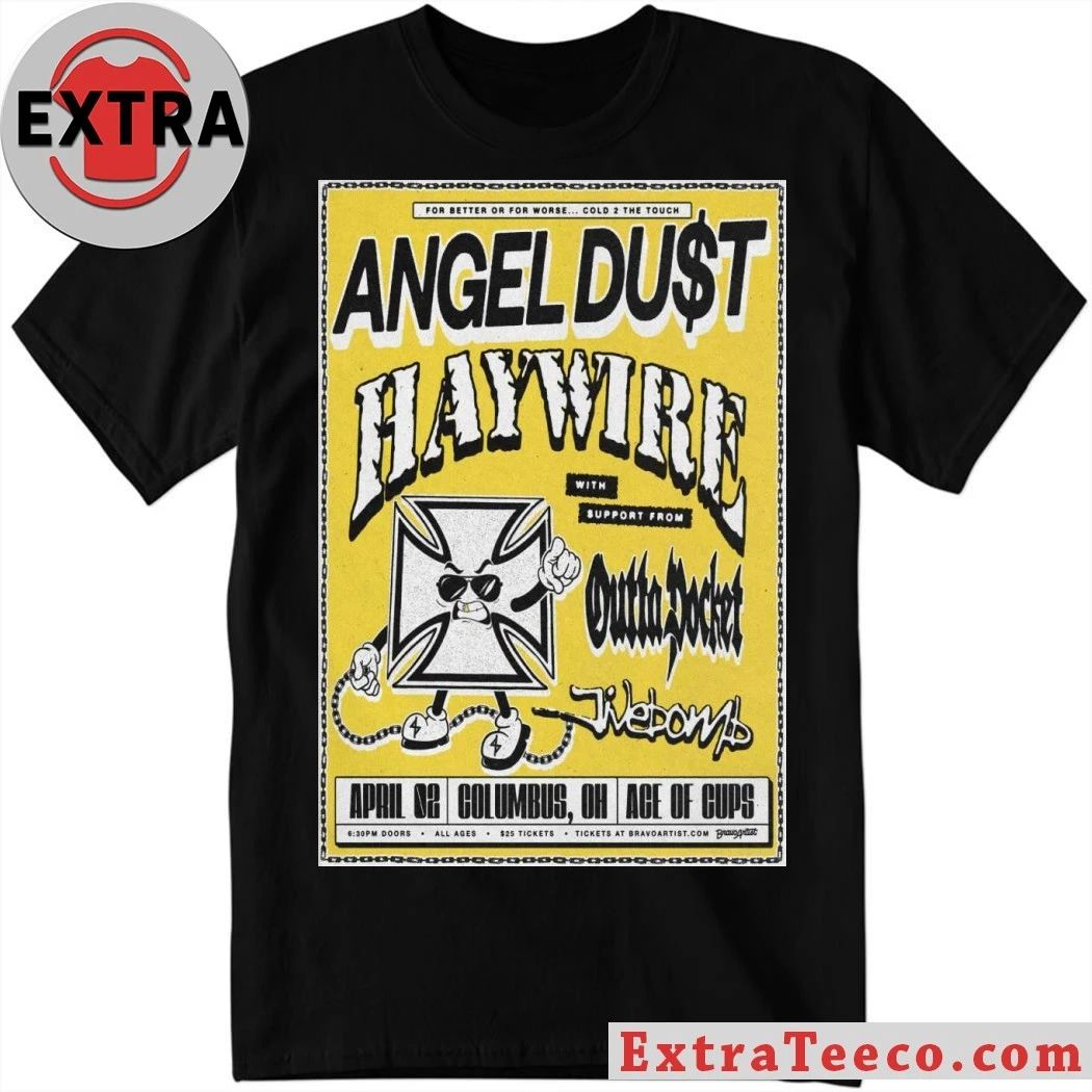 Angel Du$t April 2 2026 At Ace Of Cups Show Poster Shirt