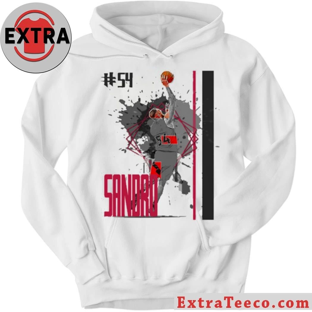 Number 54 Sandro Mamukelashvili basketball Player Raptors T-Shirt