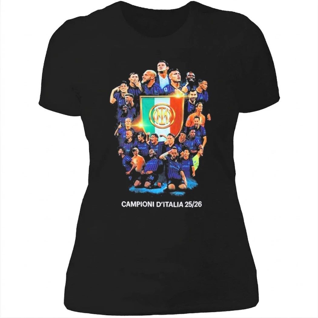 Inter Milan Campioni D’Italia Stagione 2025 2026 Serie A Champions 21th Scudetto Shirt
