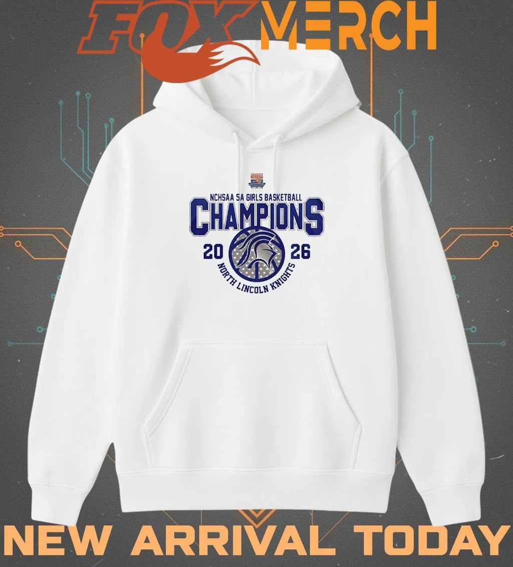 North Lincoln Knights NCHSAA 5A Girls Basketball Champions 2026 t-shirt