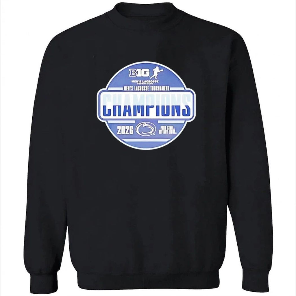 Tg8i5ki6 Penn State Nittany Lions 2026 Big Ten Mens Lacrosse Tournament Champions Shirt