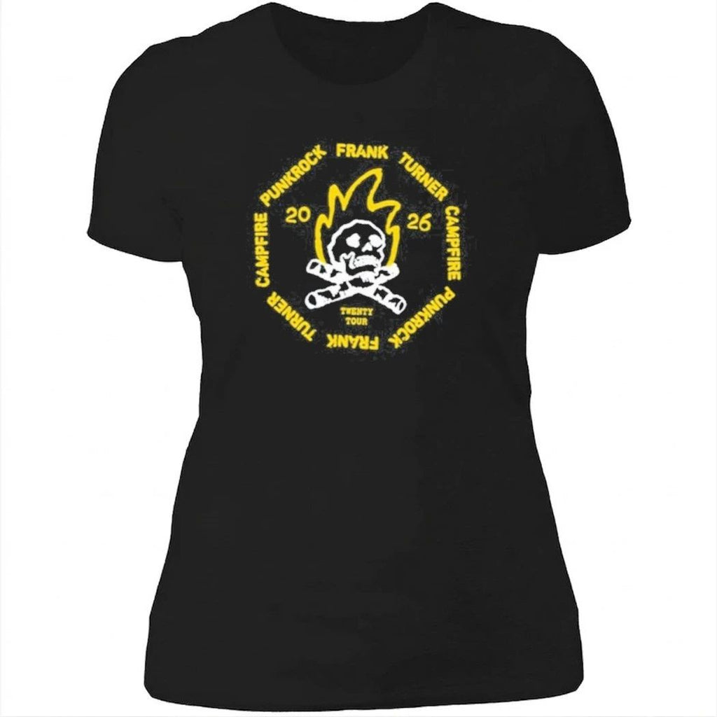 Frank Turner Campfire Punkrock April 2026 Twenty Tour Shirt