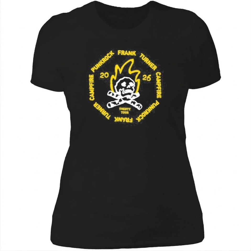 Frank Turner Campfire Punkrock April 2026 Twenty Tour Shirt