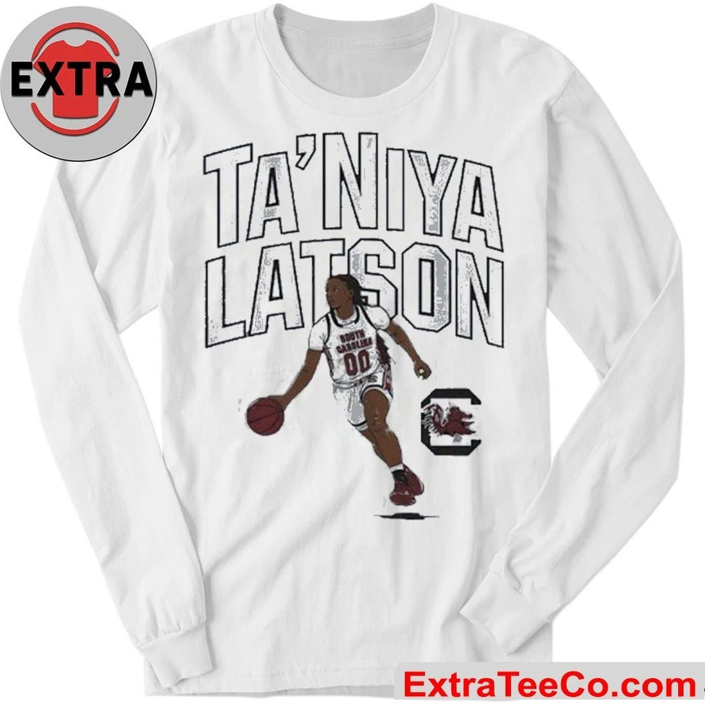 South Carolina Gamecocks Basketball Ta’Niya Latson player pose Logo Shirt