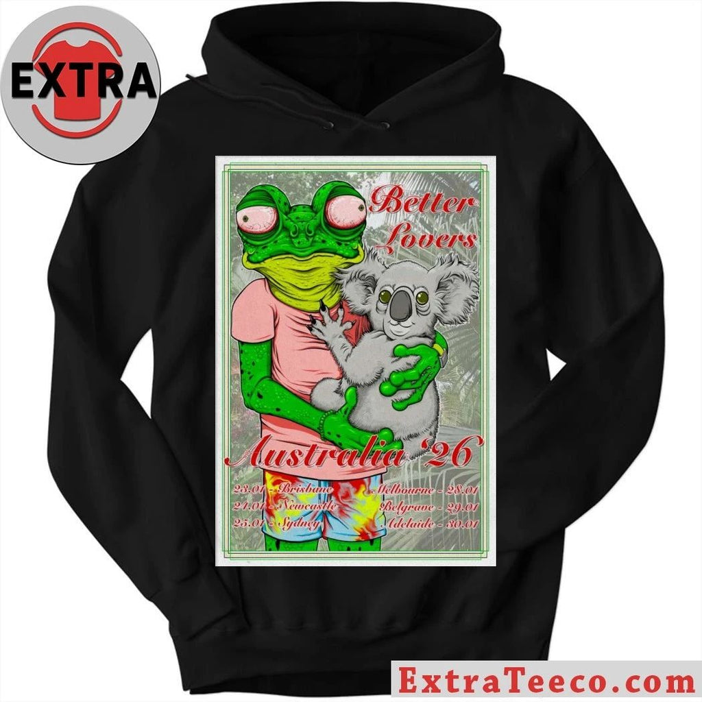 2026 Better Lovers Australia Tour Poster T-Shirt