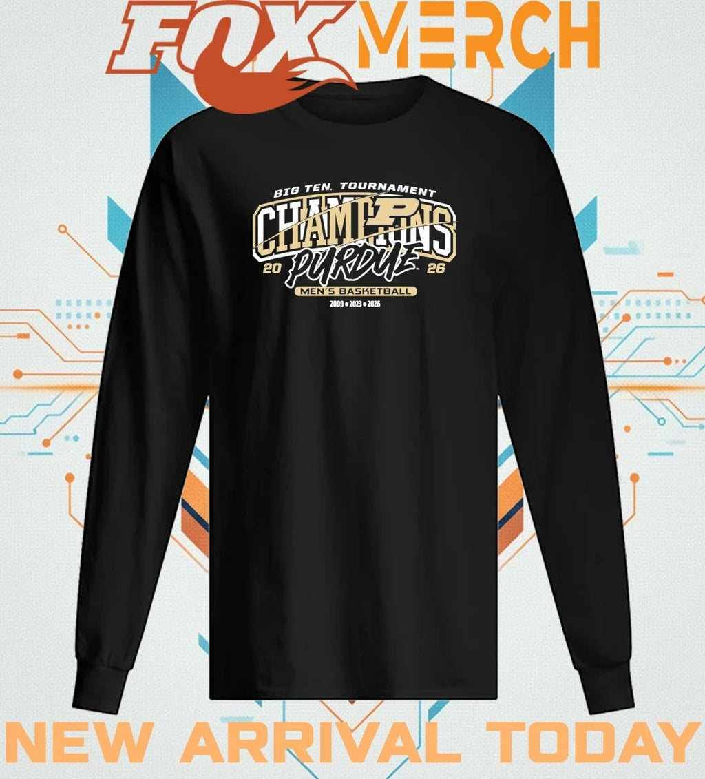 Purdue Boilermakers Men’s Basketball 2026 Big Ten Tournament Champions t-shirt