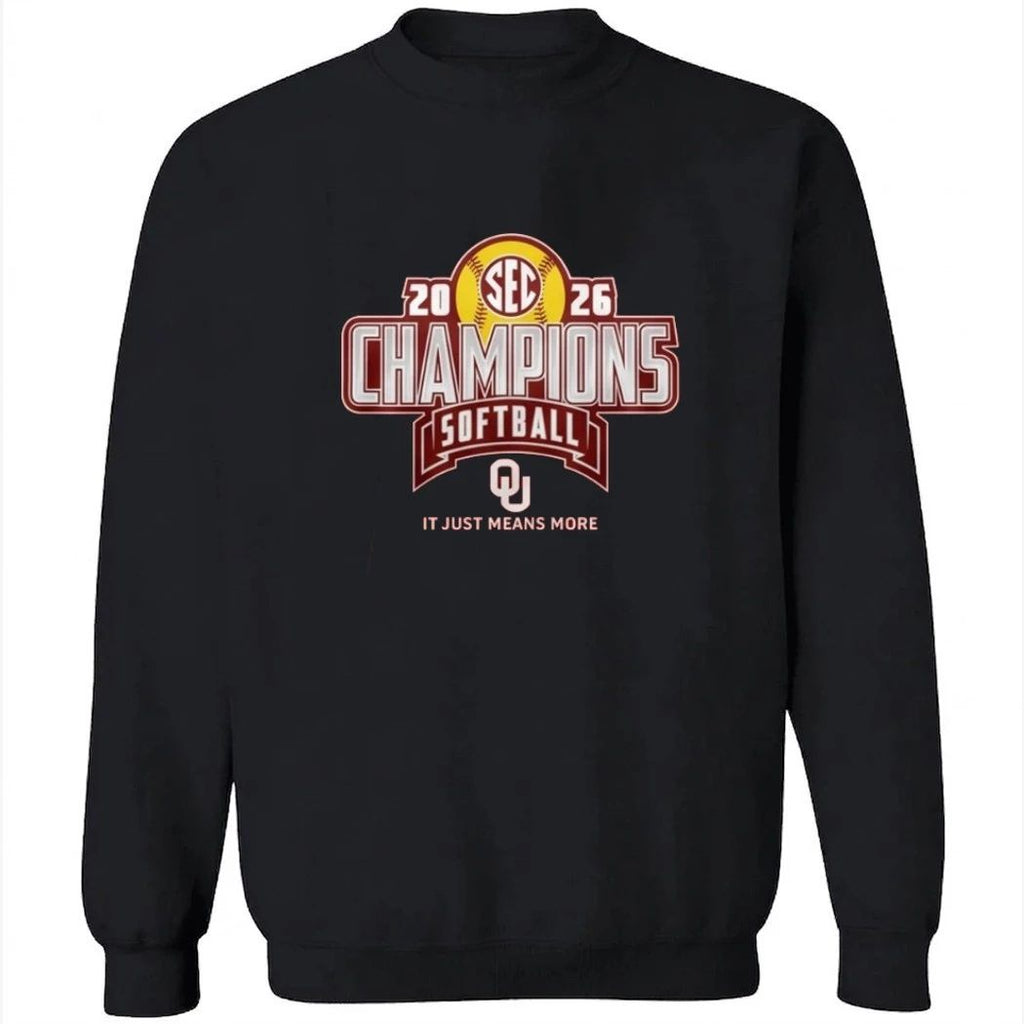 Oklahoma Softball Back-to-Back SEC Regular Season Champs 2026 Shirt