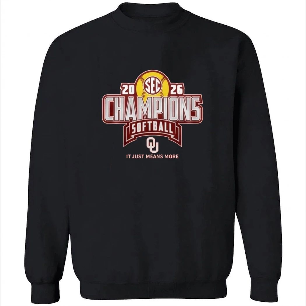 Oklahoma Softball Back-to-Back SEC Regular Season Champs 2026 Shirt