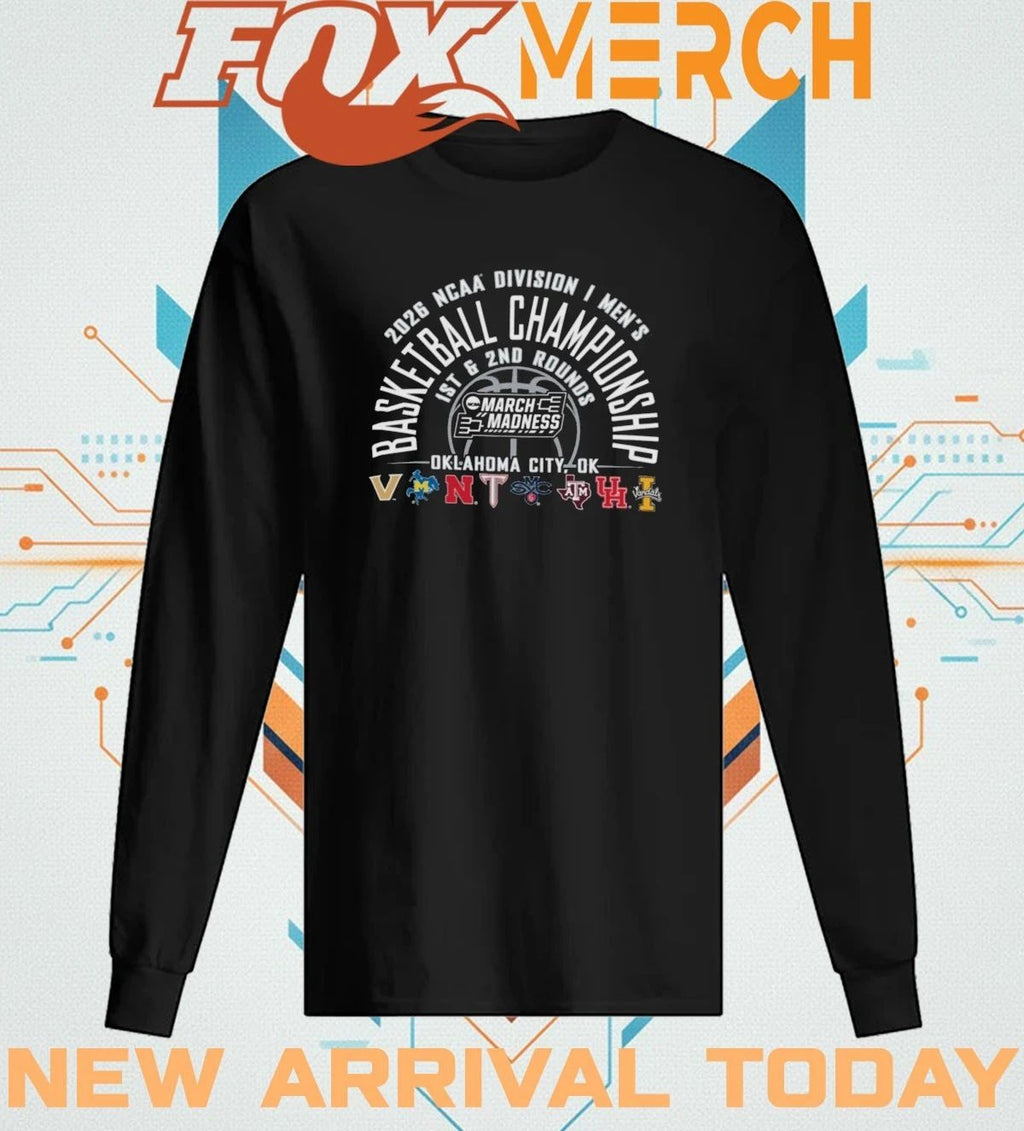 2026 NCAA Division I Men’s Basketball Championship 1st & 2nd Oklahoma City, Ok shirt