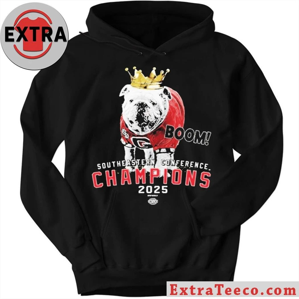 Georgia Bulldogs Boom Southeastern Conference in 2025 Championship Shirt