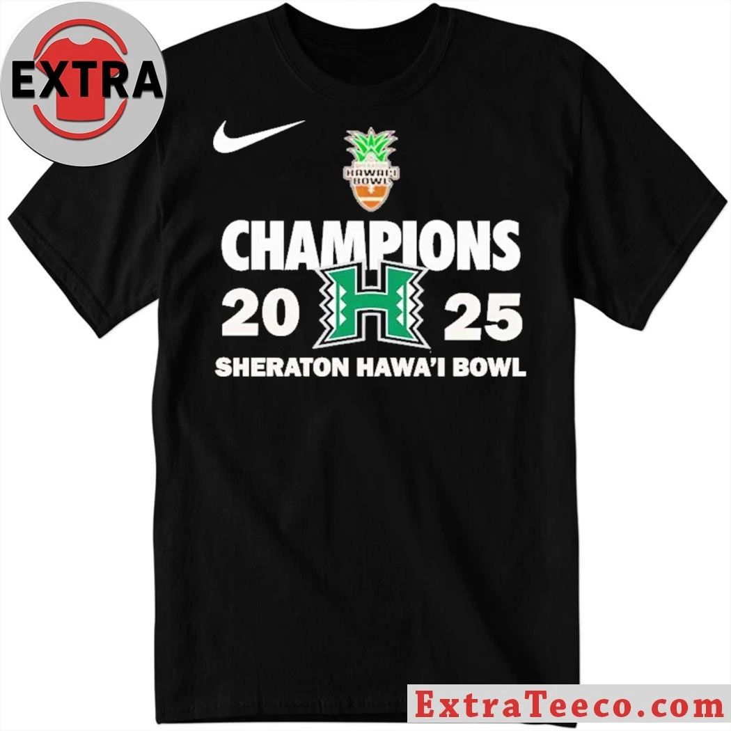 Original Celebrating the victory of the Hawaii Rainbow Warriors at the Sheraton Hawaii Bowl in 2025 Shirt