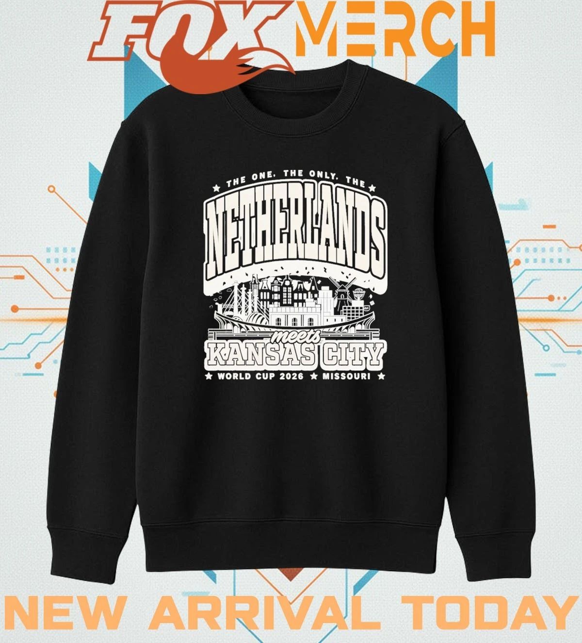 The one the only the Netherlands meets Kansas City World Cup 2026 t-shirt
