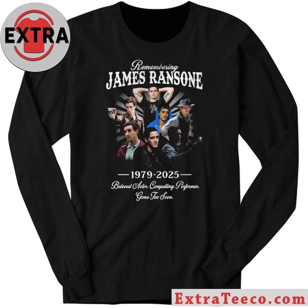 Remembering James Ransone 1979 2025 Beloved Actor Compelling Performance Gone Too Soon Hoodie Shirt