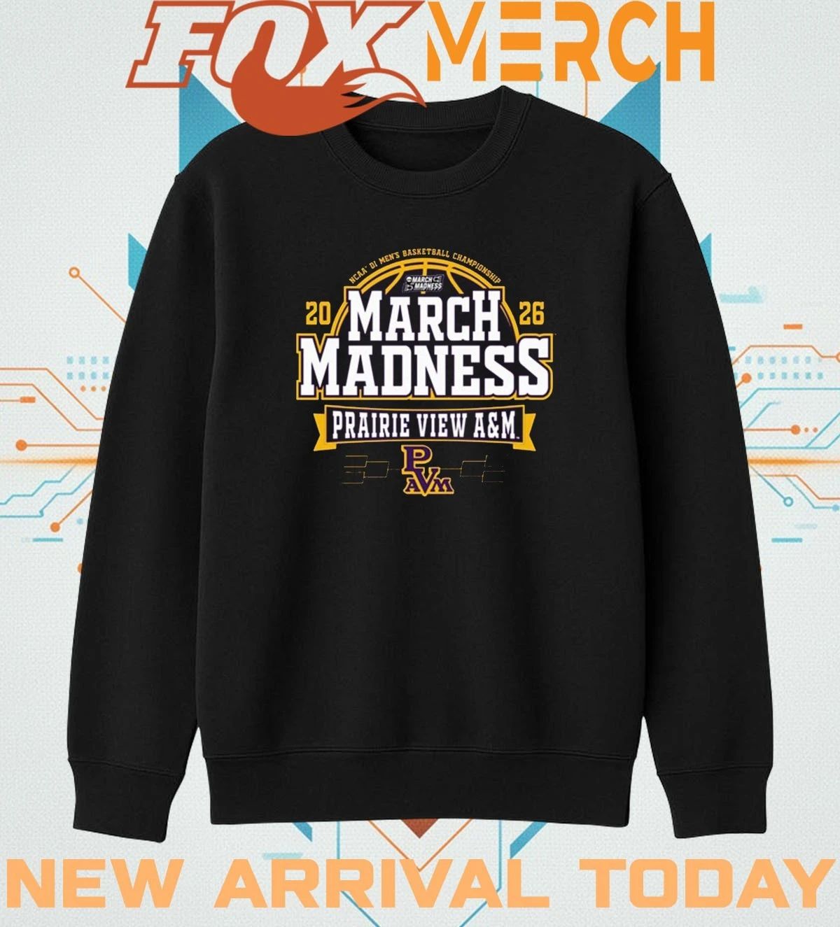 Prairie View A&M Panthers 2026 NCAA Men’s Basketball March Madness Bound t-shirt