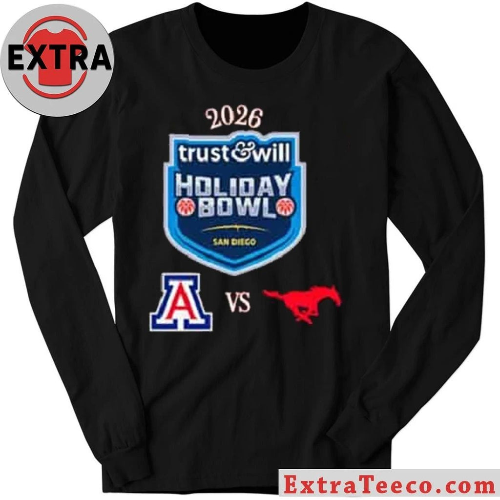 Trust & Will Holiday Bowl 2026 between the Arizona Wildcats and the SMU Mustangs, January 2, 2026, at Snapdragon Stadium in San Diego, California, USA Shirt