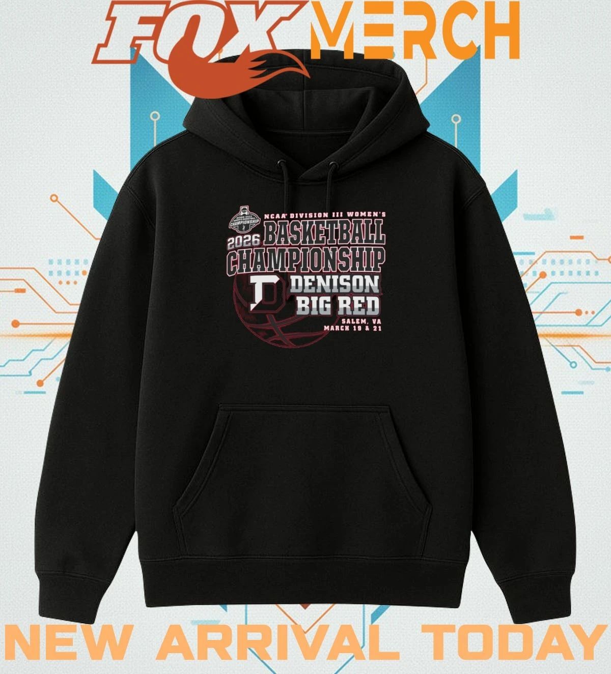 Denison Big Red 2026 NCAA Division III Women’s Basketball Championship Salem, VA march 19 & 21 shirt