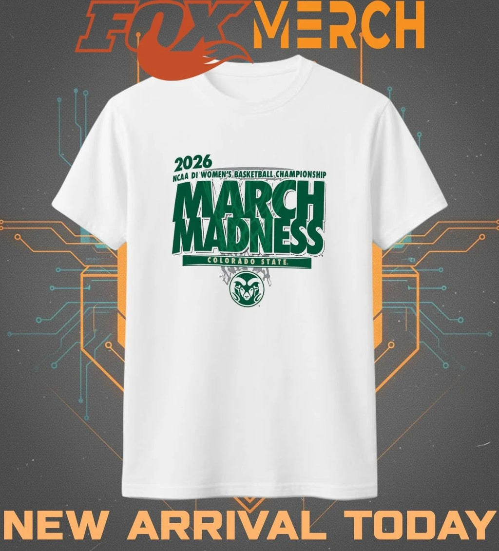 Colorado State Rams 2026 NCAA DI Women’s Basketball Championship March Madness t-shirt