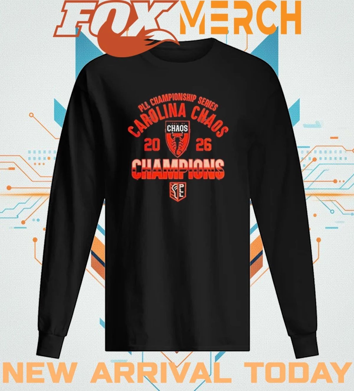 Carolina Chaos 2026 PLL Championship Series Champions t-shirt