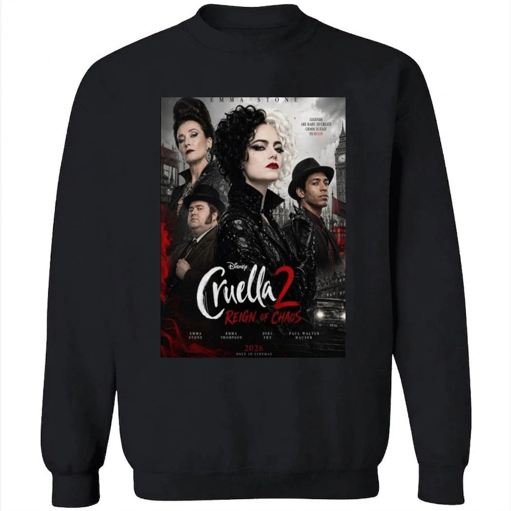 Cruella 2 Reign Of Chaos 2026 Starring Emma Stone Only In Theaters 2026 Poster Shirt