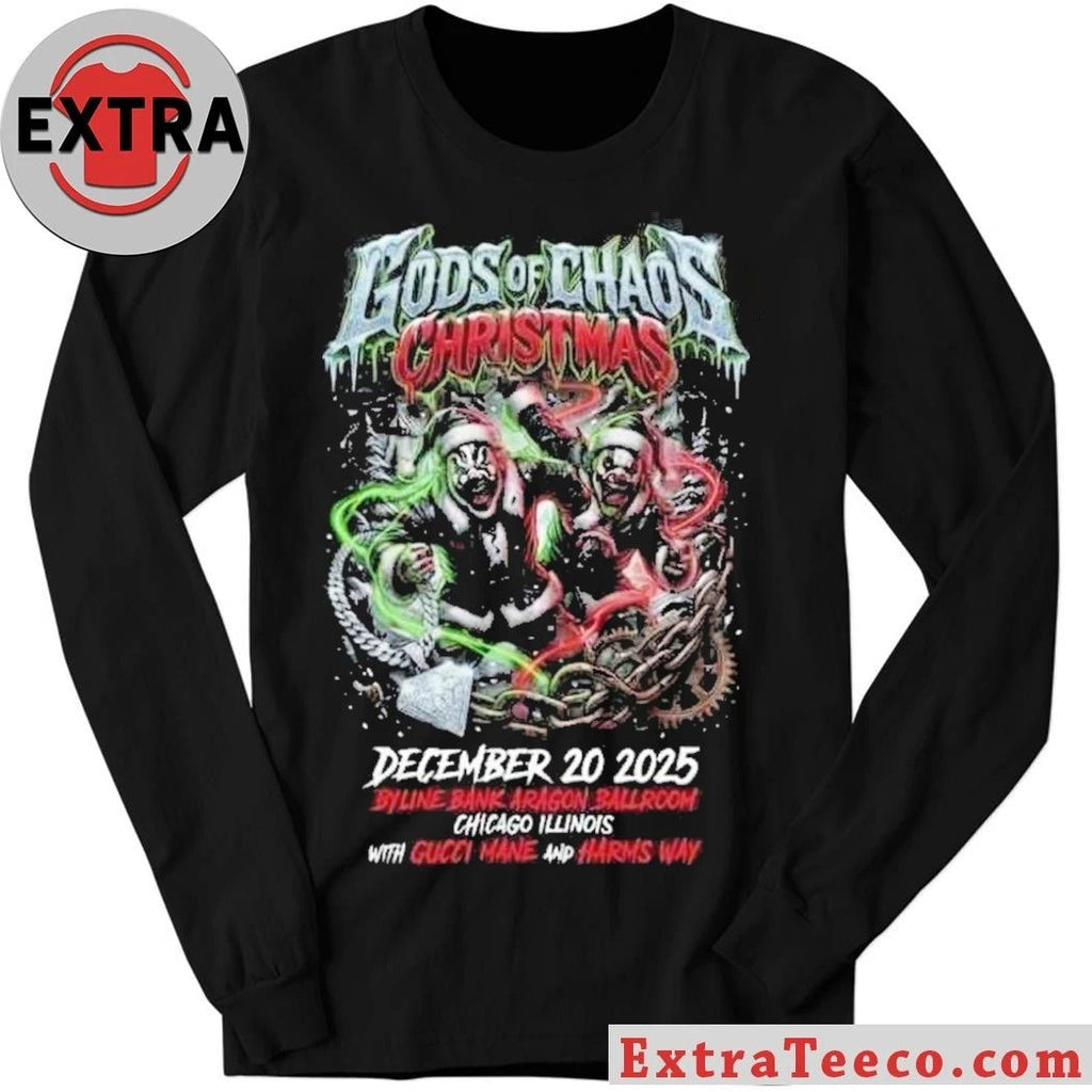Gods of Chaos Christmas Byline Bank Aragon Ballroom, Chicago, Illinois, December 20, 2025 Shirt