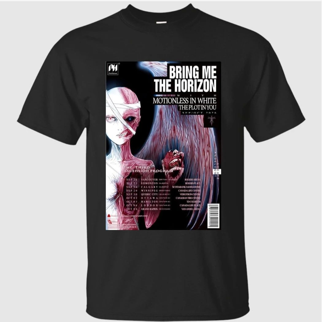 Motionless In White Third Ascension Ceremony Tour 2026 Poster Shirt