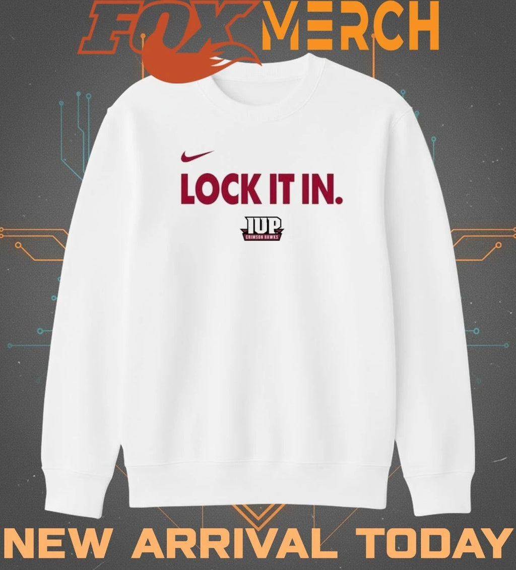 IUP Crimson Hawks Lock It In Basketball Postseason Bench t-shirt