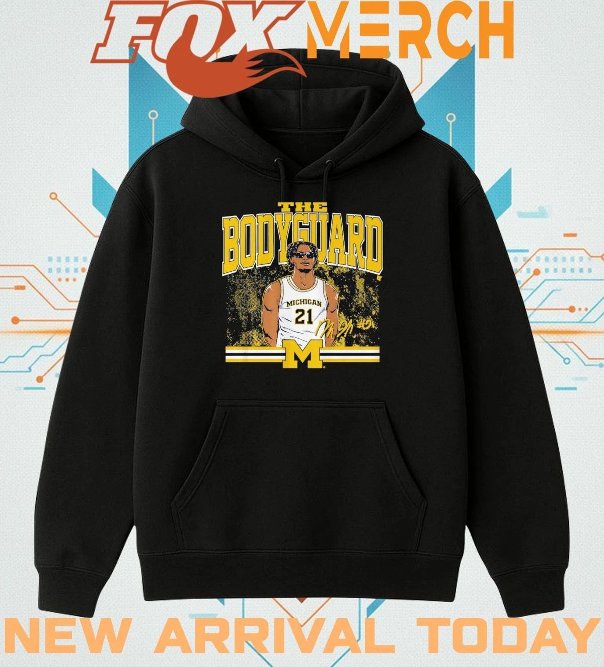 Michigan Wolverines Basketball Morez Johnson Jr. The Bodyguard t-shirt