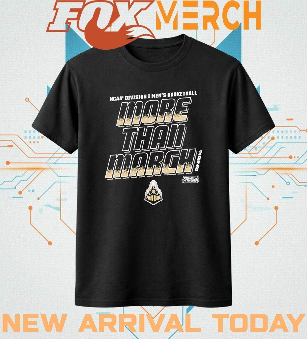 Purdue Boilermakers 2026 NCAA Division I Men’s Basketball More Than March Madness t-shirt