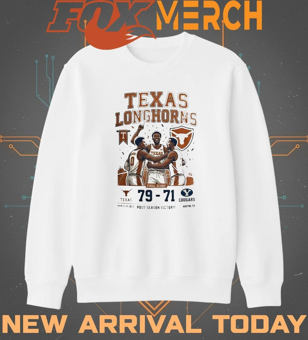Texas Longhorns Final Score Post-Season Victory t-shirt