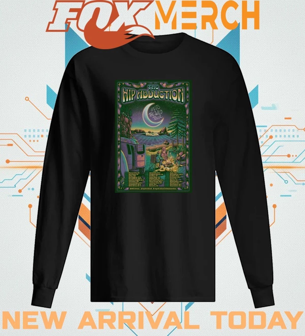 The Hip Abduction Into The Wild Tour 26 poster t-shirt