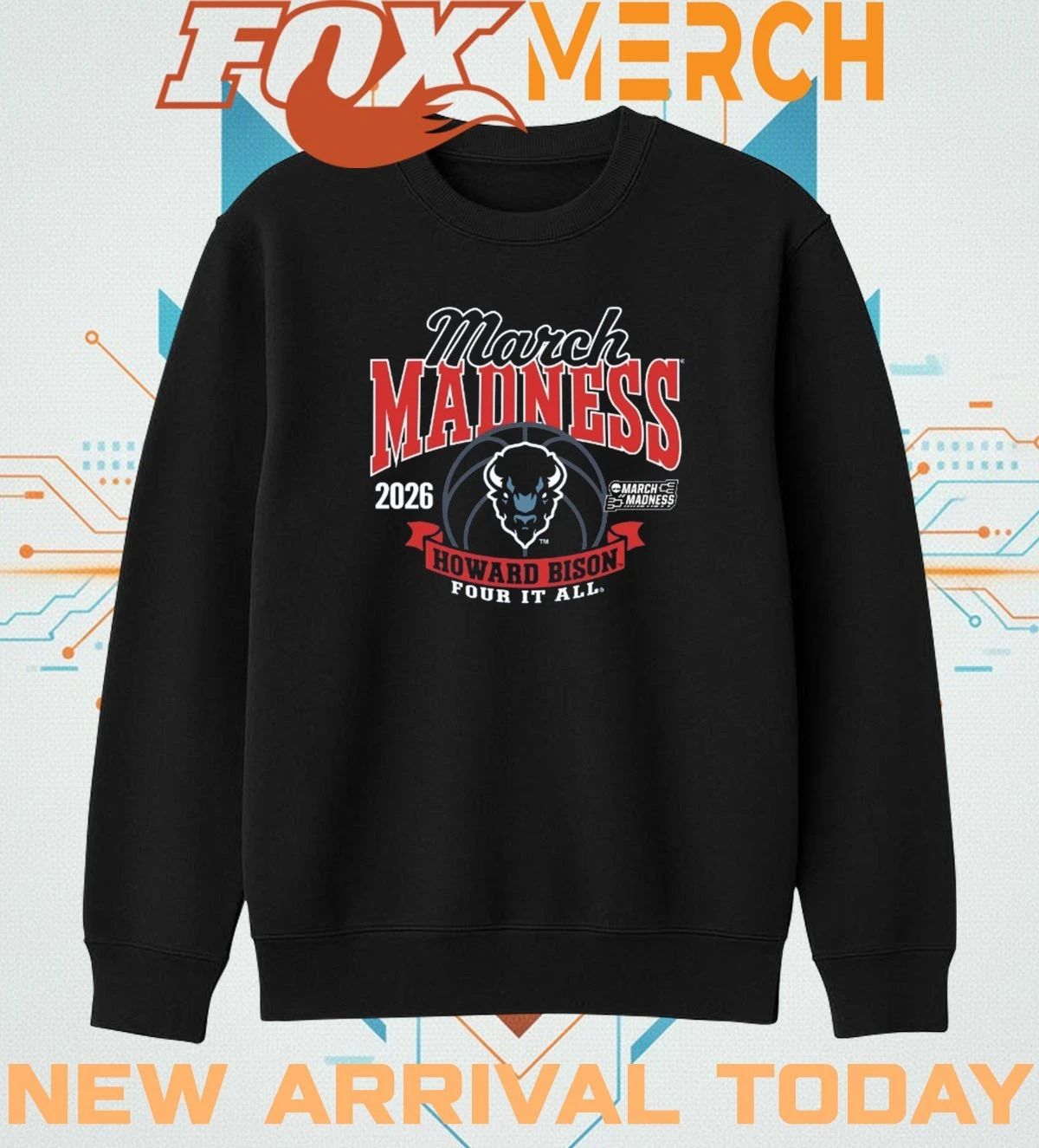 Howard University Women’s Basketball 2026 March Madness Bound shirt