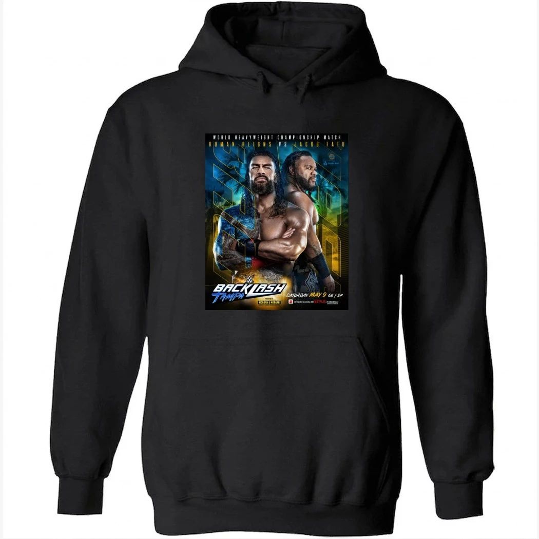 Roman Reigns Vs Jacob Fatu World Heavyweight Championship Match Poster Shirt
