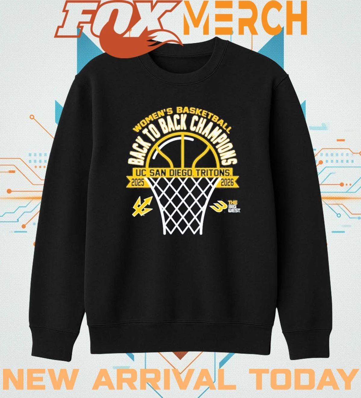 Uc San Diego Tritons Women’s Basketball back to back Champions 2025-2026 t-shirt